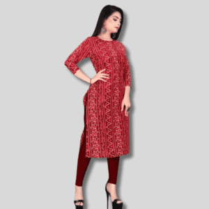 Classy Women's Printed Crepe A-line Kurta for an Enchanting Ethnic Appeal