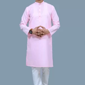 Men's Cotton Long Straight Kurta