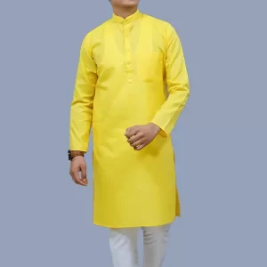 Men's Cotton Long Straight Kurta